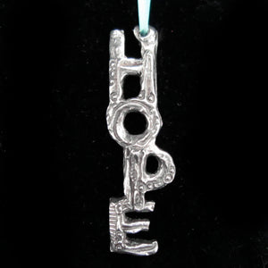 "Hope" Word Ornament