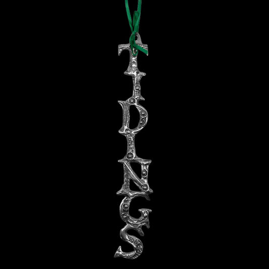 "Tidings" Word Small Wall Hanging