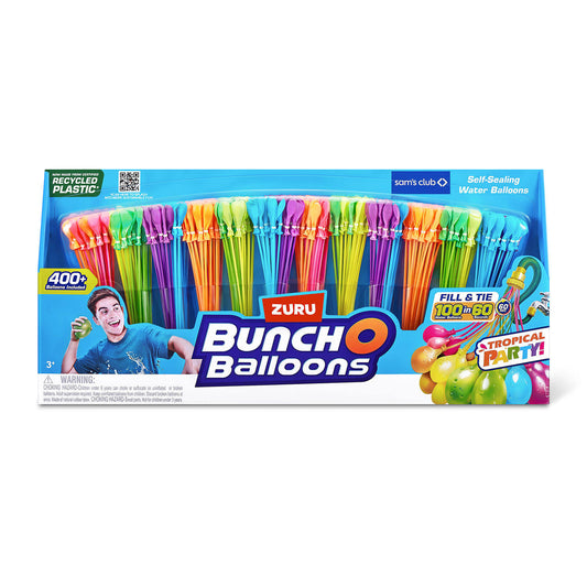 Zuru Bunch O Balloons 465 Rapid-Fill Self-Tying Recyclable Water Balloons