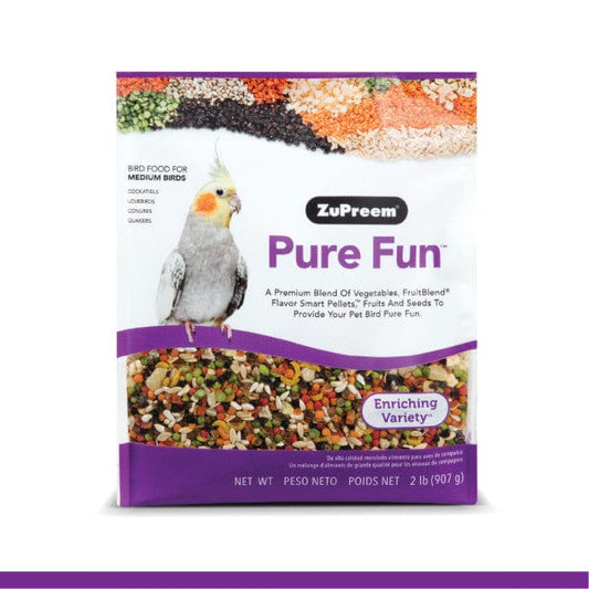 ZuPreem Pure Fun Bird Food, Medium