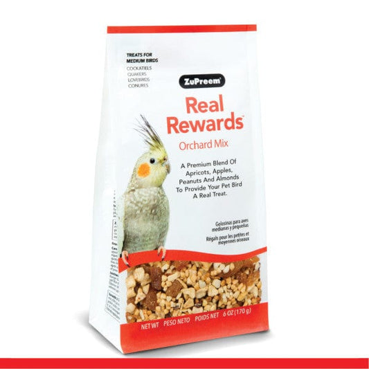 ZuPreem Real Rewards Orchard Mix Bird Treats, Medium