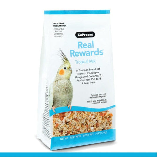 ZuPreem Real Rewards Tropical Mix Bird Treats, Medium