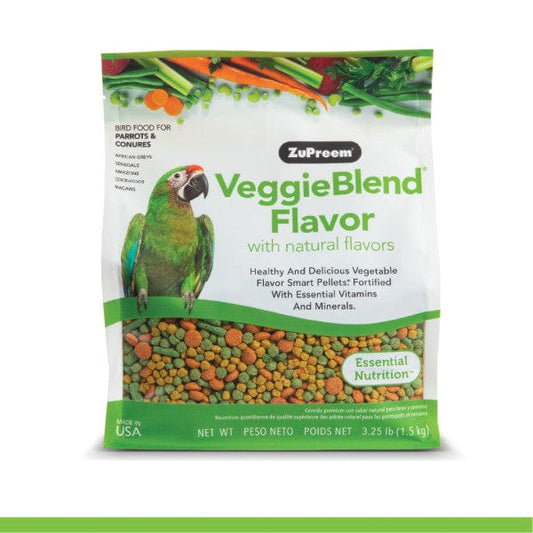 ZuPreem VeggieBlend Bird Food, Parrots & Conures